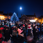 Carols round Christmas Tree in 2015